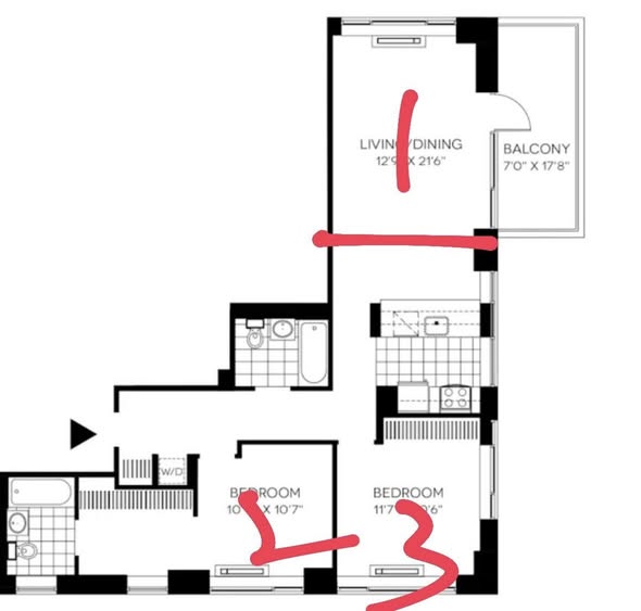 📍lic, Looking for last roommate , ASAP$2150 room (net $1970)(Lic is just 5 min get to midtown by tr